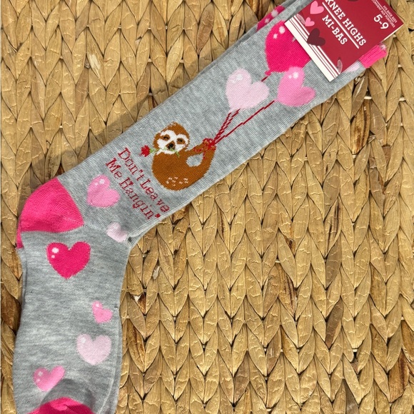 NTW Sloth Valentine Socks - Picture 2 of 5